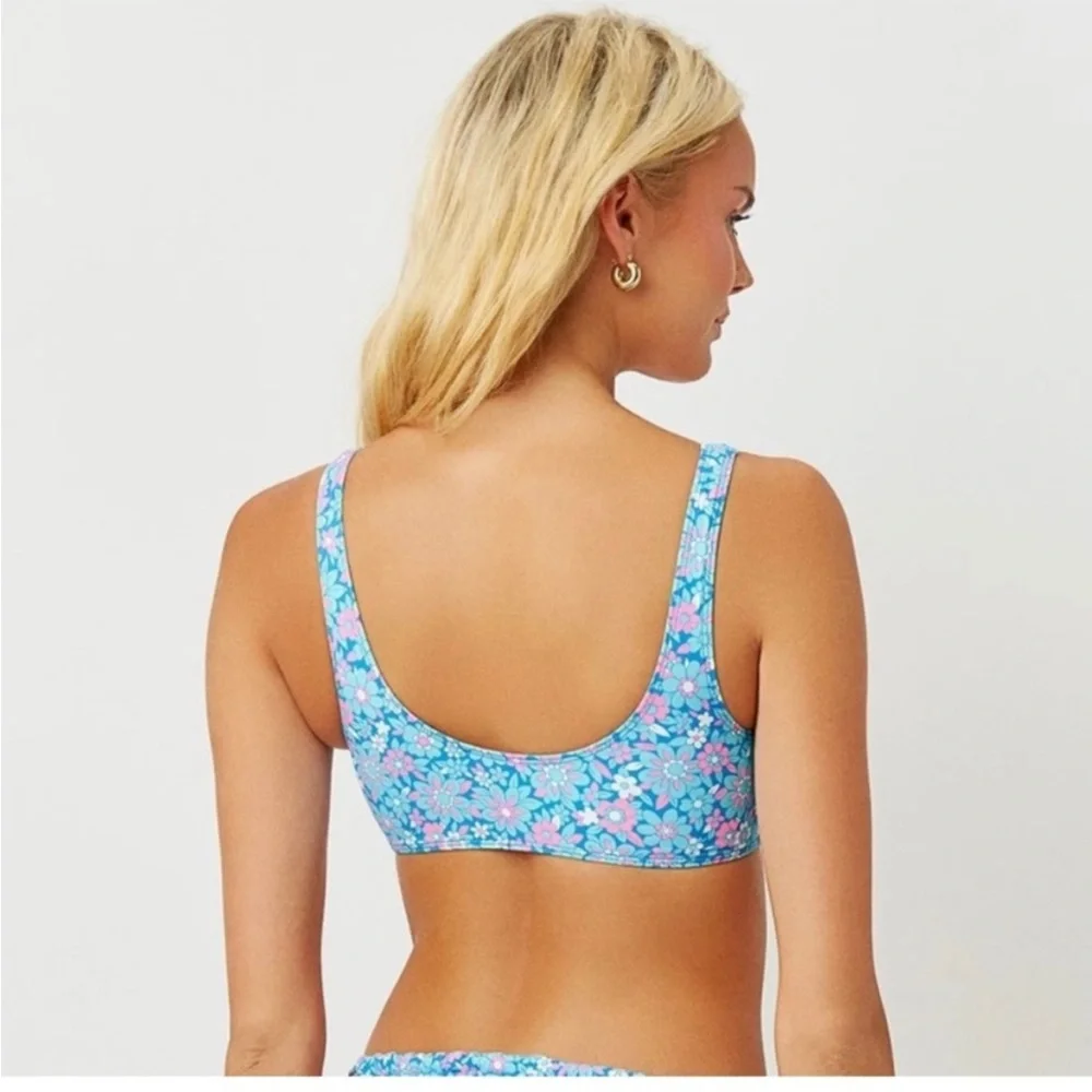 Frankie's Bikinis Connor Bikini Top Size Large